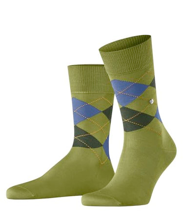 Burlington Men's Socks Manchester So Cotton Patterned 1 Pair, Red Burgundy 8011, 40-46 on Sale